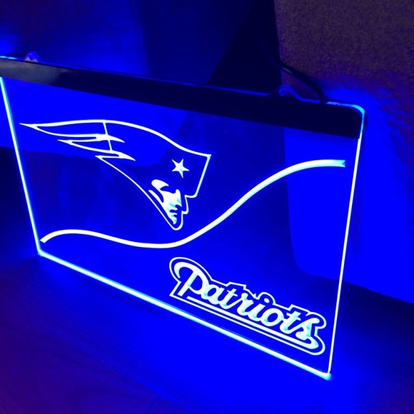 NEW ENGLAND PATRIOTS LED NEON LIGHT SIGN 8x12 - Picture 4 of 4